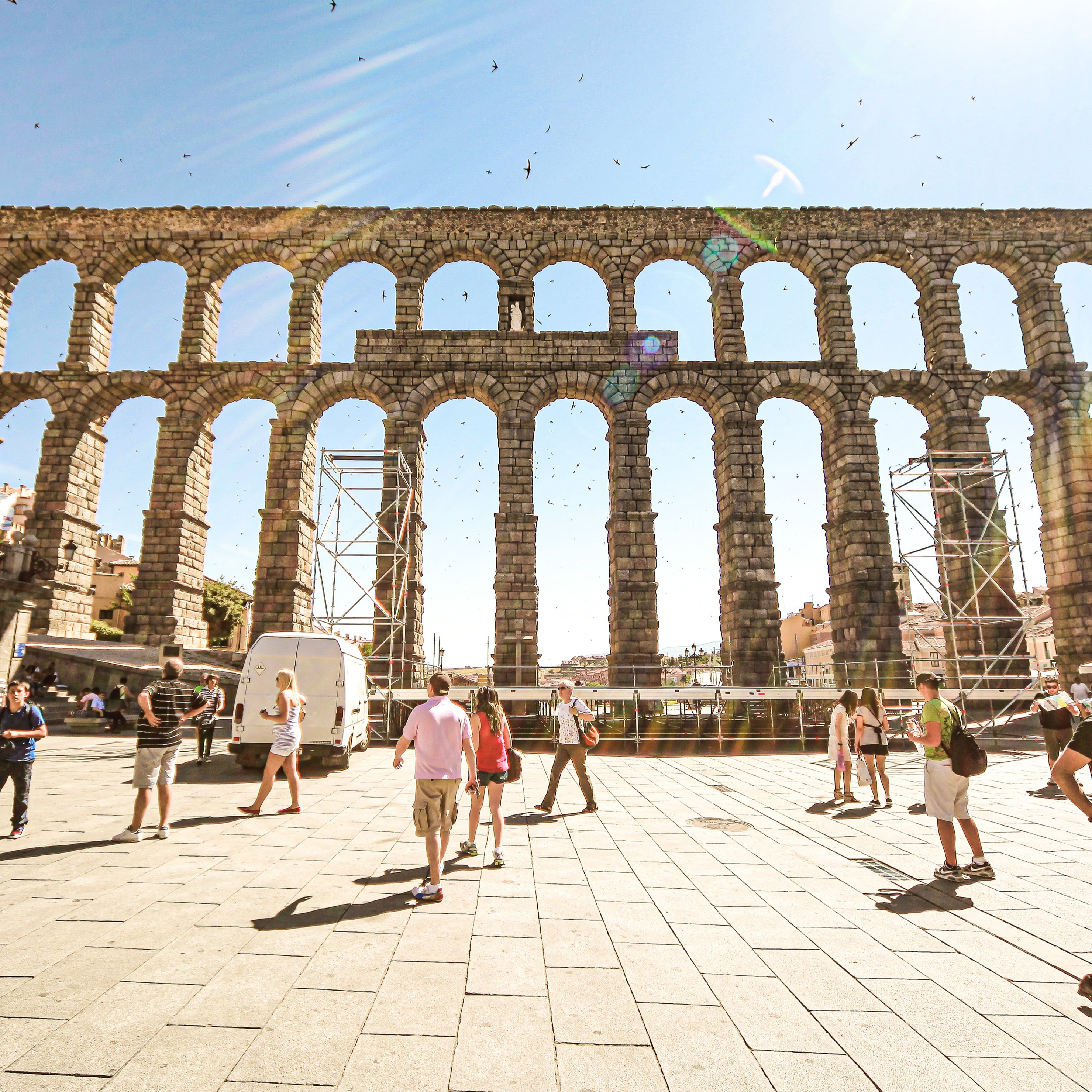 Figurantes para serie de TV en Segovia